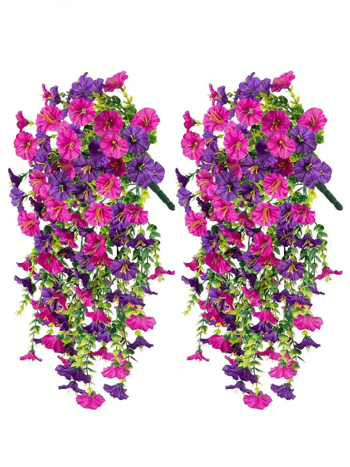 1/2/4pcs Artificial Eucalyptus Silk Flower Vine, UV-Resistant Greenery For Outdoor Hanging, Suitable For Anniversary, Graduation, Wedding, Party, Home, Office, Porch, Garden, Wall Decor In Spring & Summer