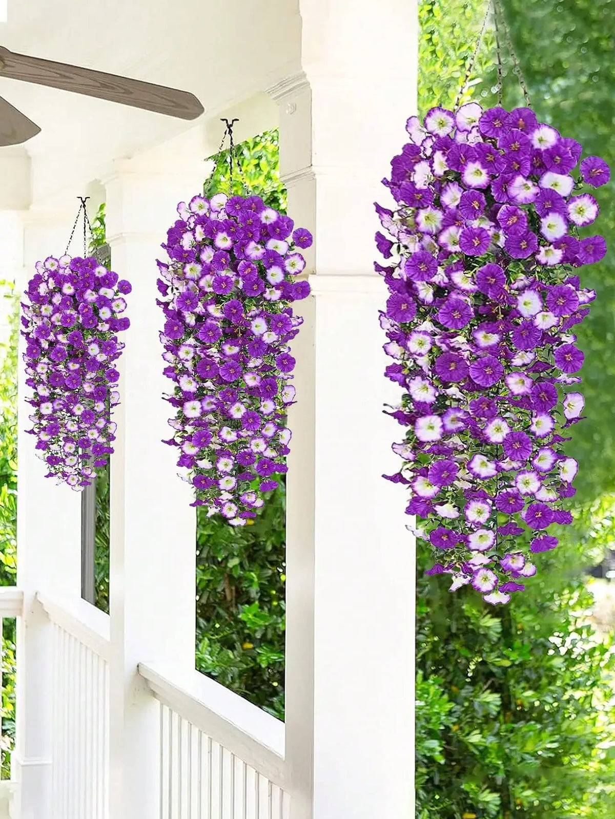 1/2/4pcs Artificial Eucalyptus Silk Flower Vine, UV-Resistant Greenery For Outdoor Hanging, Suitable For Anniversary, Graduation, Wedding, Party, Home, Office, Porch, Garden, Wall Decor In Spring & Summer